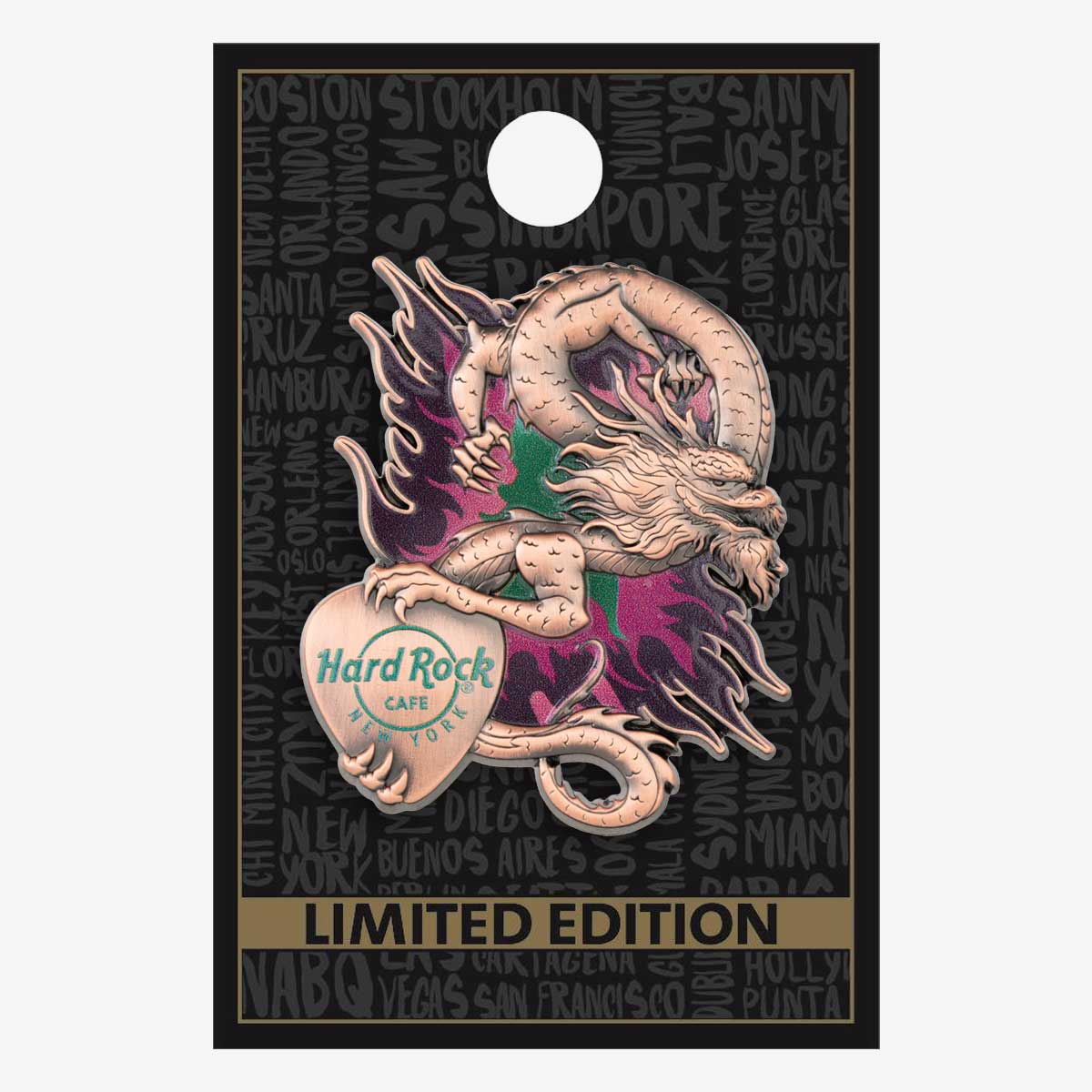 3D Asia Dragon Pin image number 2
